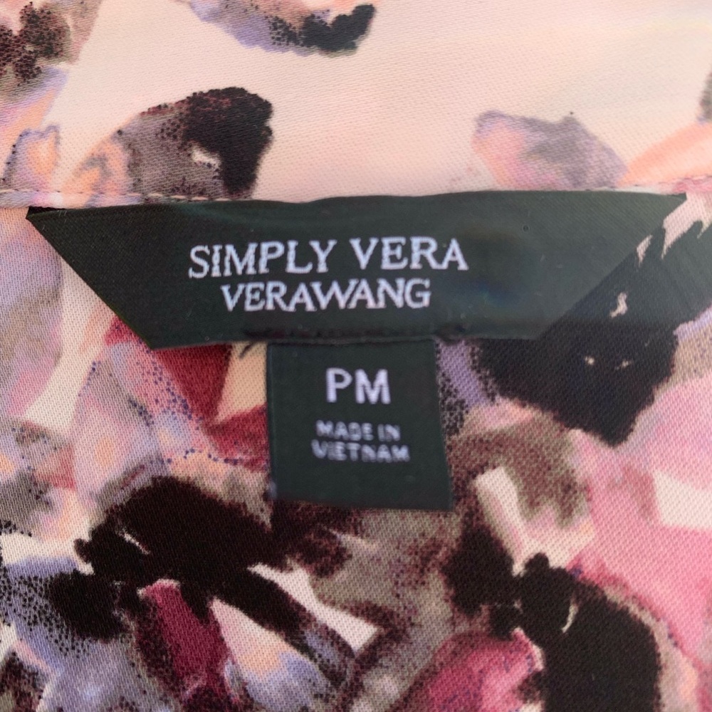 Vera Wang Floral Blouse - Picture 3 of 6